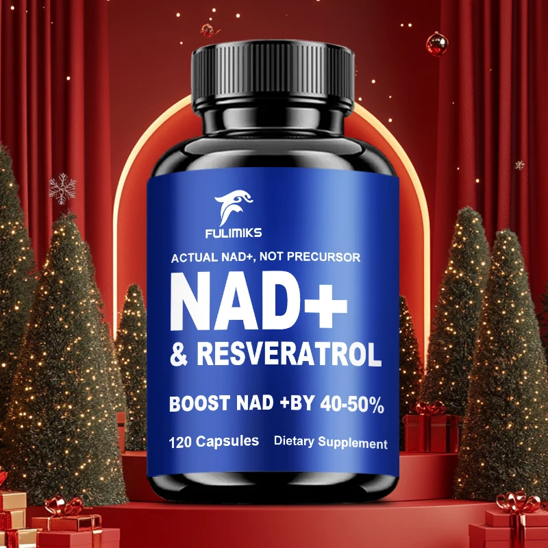 NAD Capsules Supplement, Supplement with Resveratrol + Vitamin B3, Nad Plus Boost Supplements - Supports Cellular Health