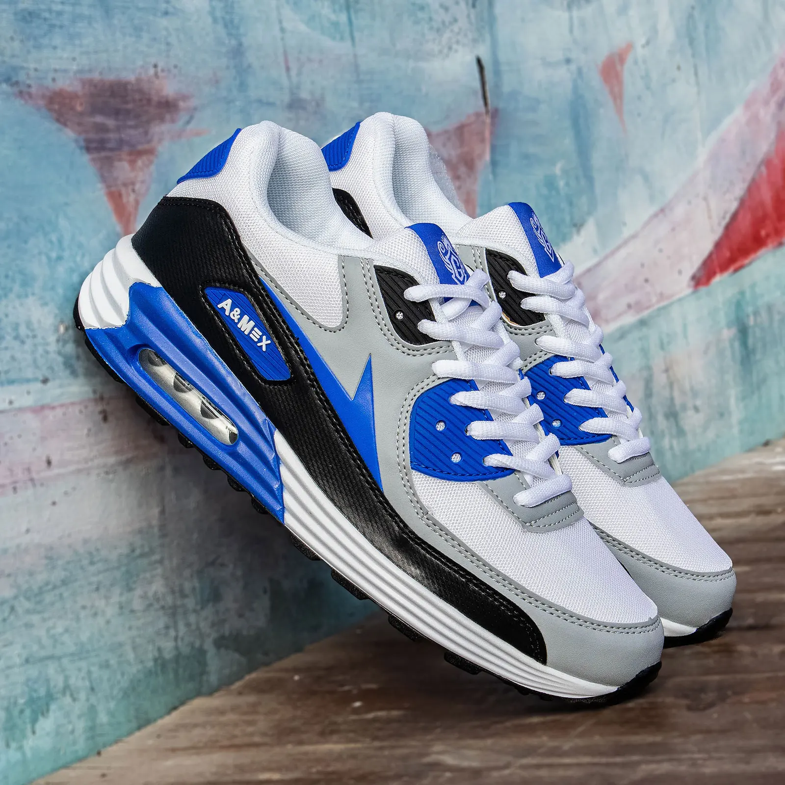 Men's Running Shoes Breathable Air Cushion Sneakers Athletics Sport Trainer Tennis Basketball Shoes