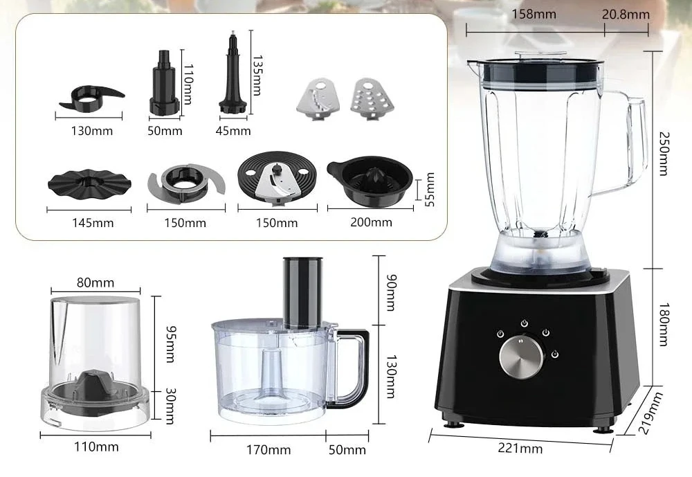 Stirring, kneading, grinding and juicing, multi-functional ten-in-one cooking machine, juicer
