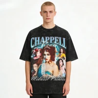 Camiseta Retro de Algodón Original de la Subcultura Chappell Roan Streetwear para Hombre y Mujer, Primavera/Verano 2026