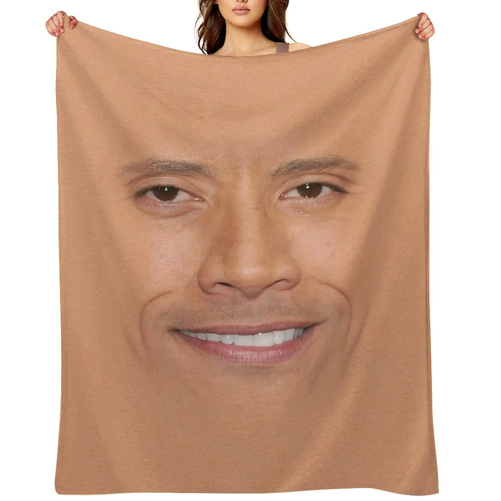 

The Rock Face Throw Blanket christmas decoration cosplay anime warm winter Beach Blankets