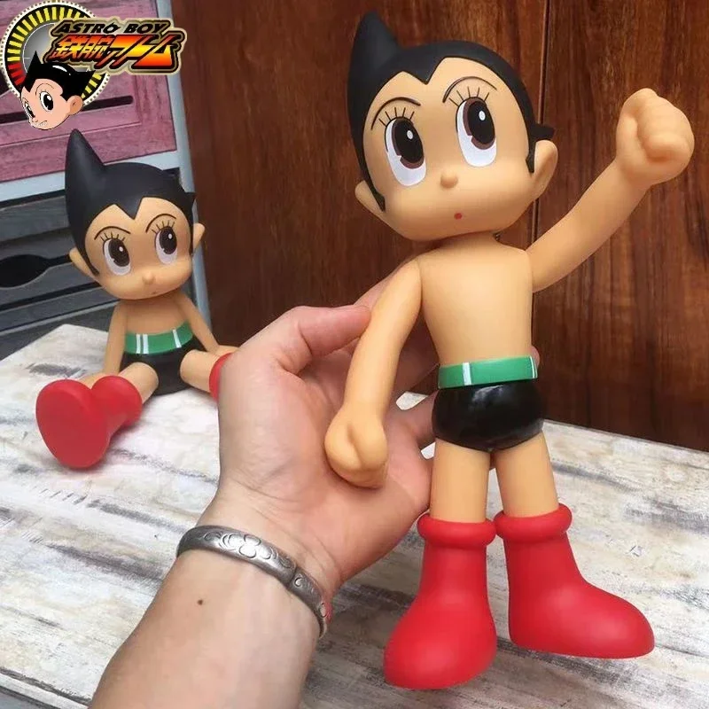 20-30CM Anime AstroBoy Mighty Atom Large Tetsuwan Atom Movable Action Figures PVC Statue Collection Model Toys Kids Gifts