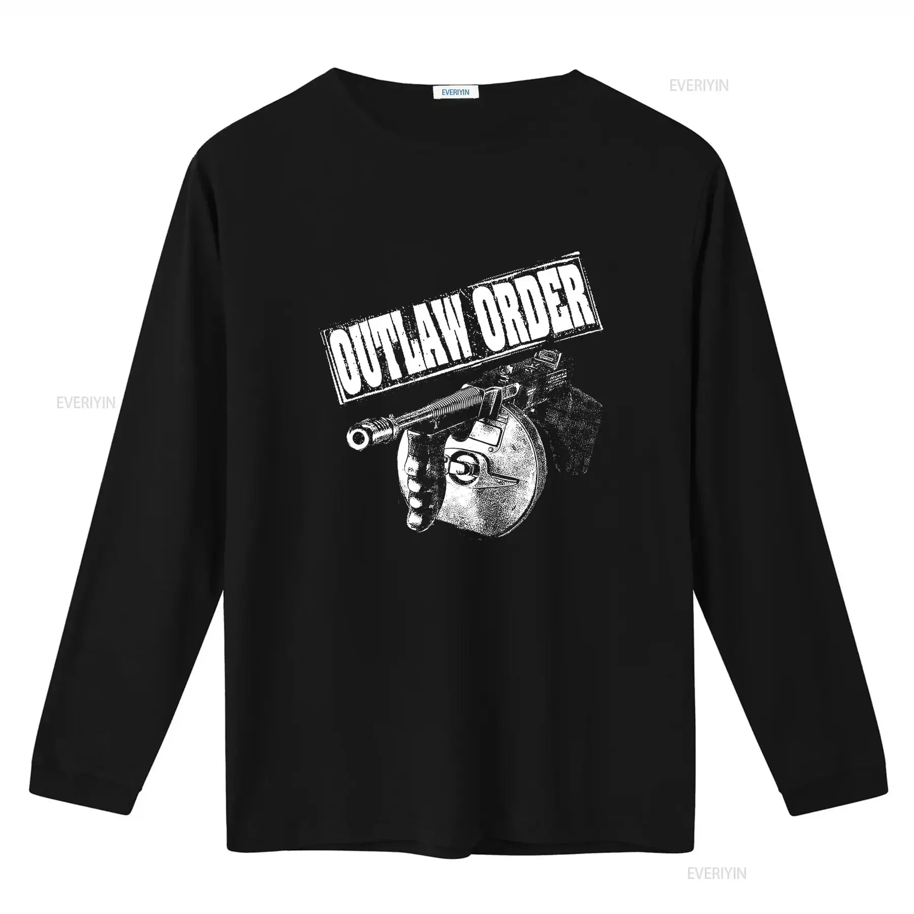 Best 1321 New Outlaw Order Pistol Print Perfect T Shirt Made in USA Size S 2XL vintage Washed Soft Top For Everyday Wear