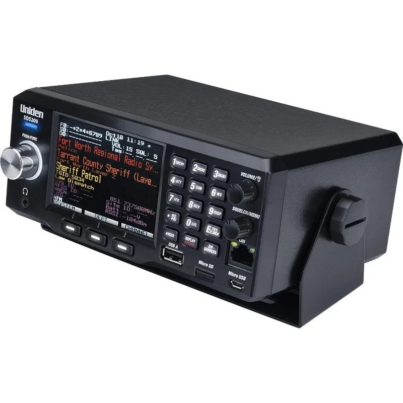 SDS200 صحيح I و Q ، SDS200™TrunkTracker X Base ، ماسح رقمي محمول أداء رقمي لا يصدق