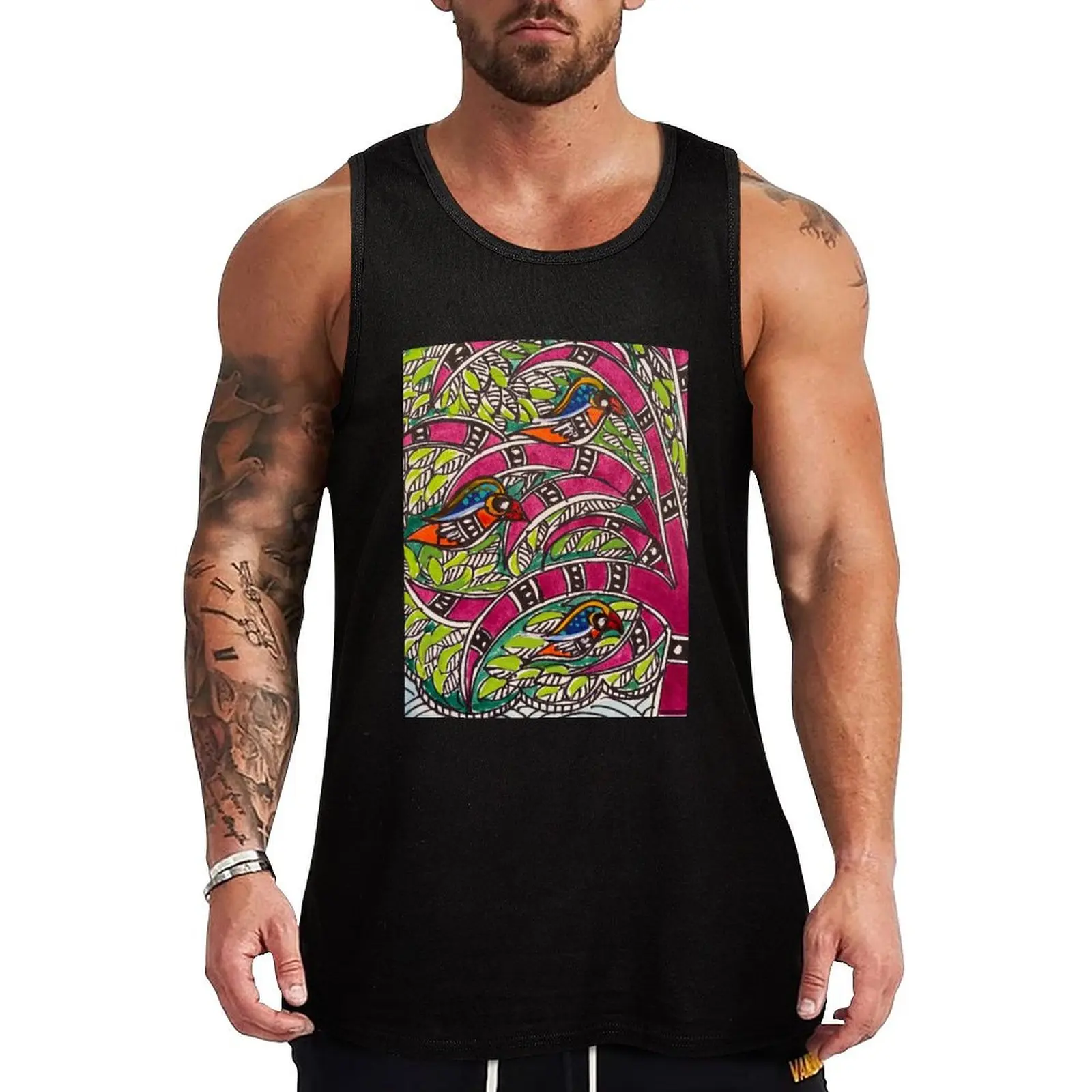 A closer glimpse of their home Tank Top T-shirt man anime summer clothes for men