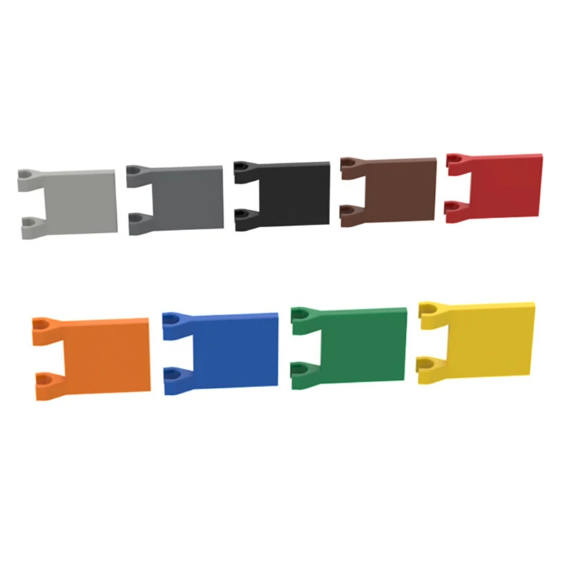 FLAG WITH 2 HOLDERS Building & Furniture，Signs, Flags & Poles Compatible with 11055 2335Building Block Toys Accessories