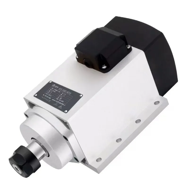 1.5KW 2.2KW 6000rpm Constant Power Spindle Square Flange Air-Cooled Permanent Magnet Motor CNC Milling Machine Drilling Grinding