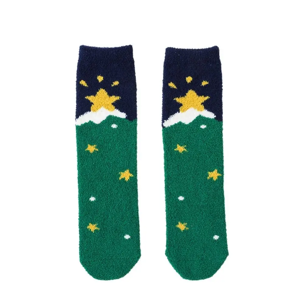 

Sweet Thick Floor Socks Home Sleep Socks Toddler Adult Long Tube Socks Baby Stockings Baby Hosiery Christmas Socks