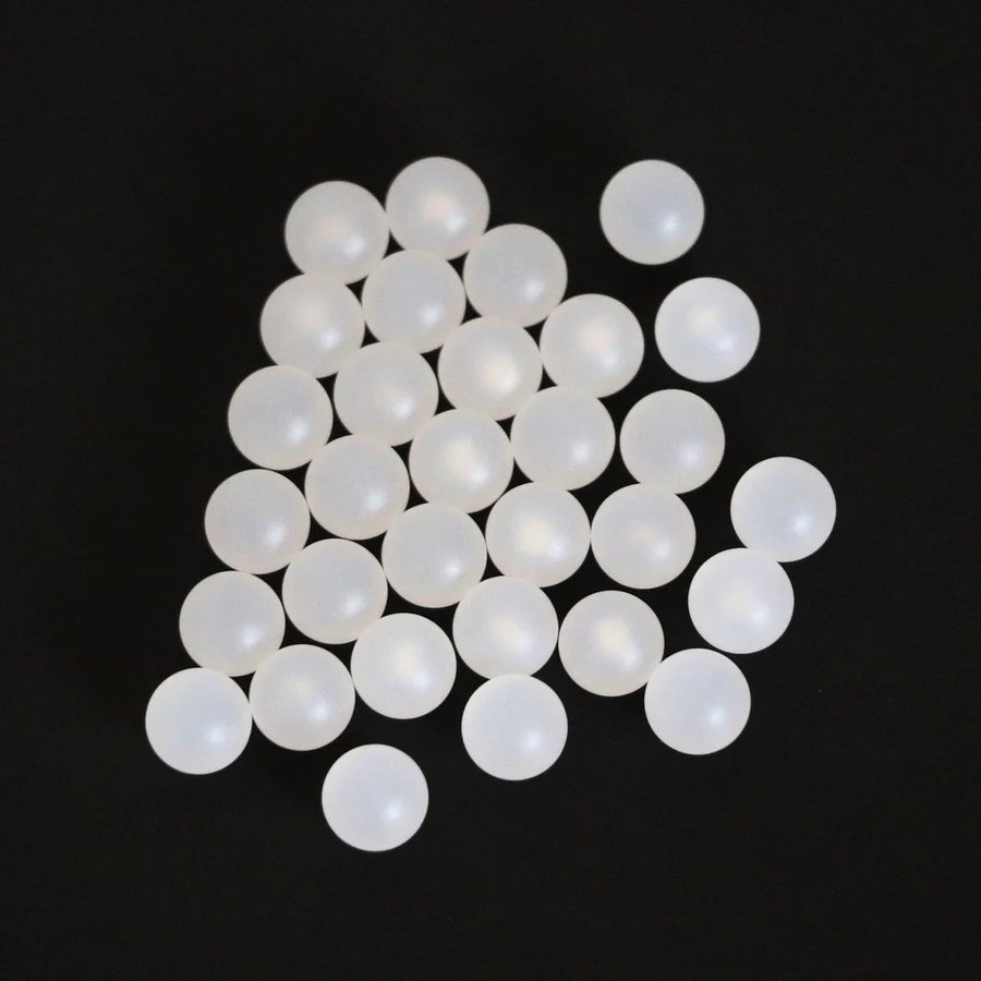 9.8mm Polypropylene (PP) Solid Plastic Balls Precision Sphere for Ball Valves and Low Load Bearings