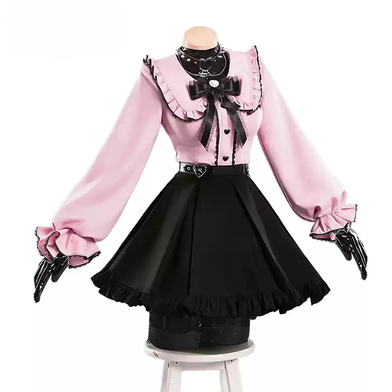 Vtuber Kurokawa Miu Cosplay Kostuum Anime Party Sexy Uniform Halloween Speelrol Kleding Kleding COSFun - afbeelding 1