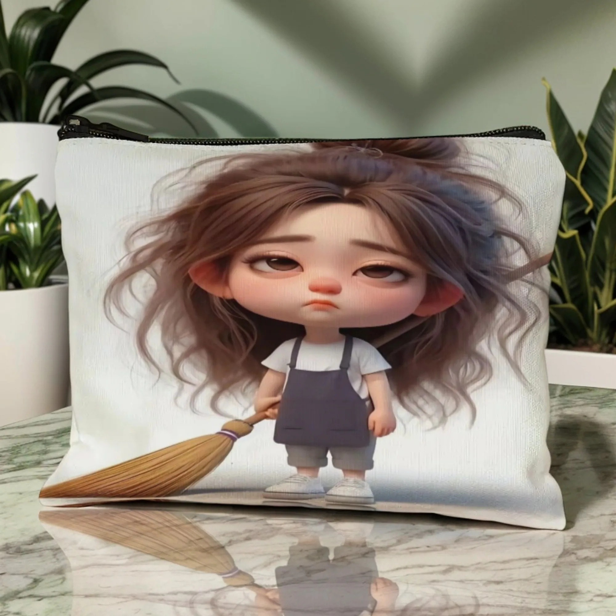 حقيبة مكياج فاخرة بسحاب للفتيات تتجسى على الأرض، سعة كبيرة لتنظيم مستحضرات التجميل، حقيبة أدوات الزينة للسفر للنساء والفتيات #6