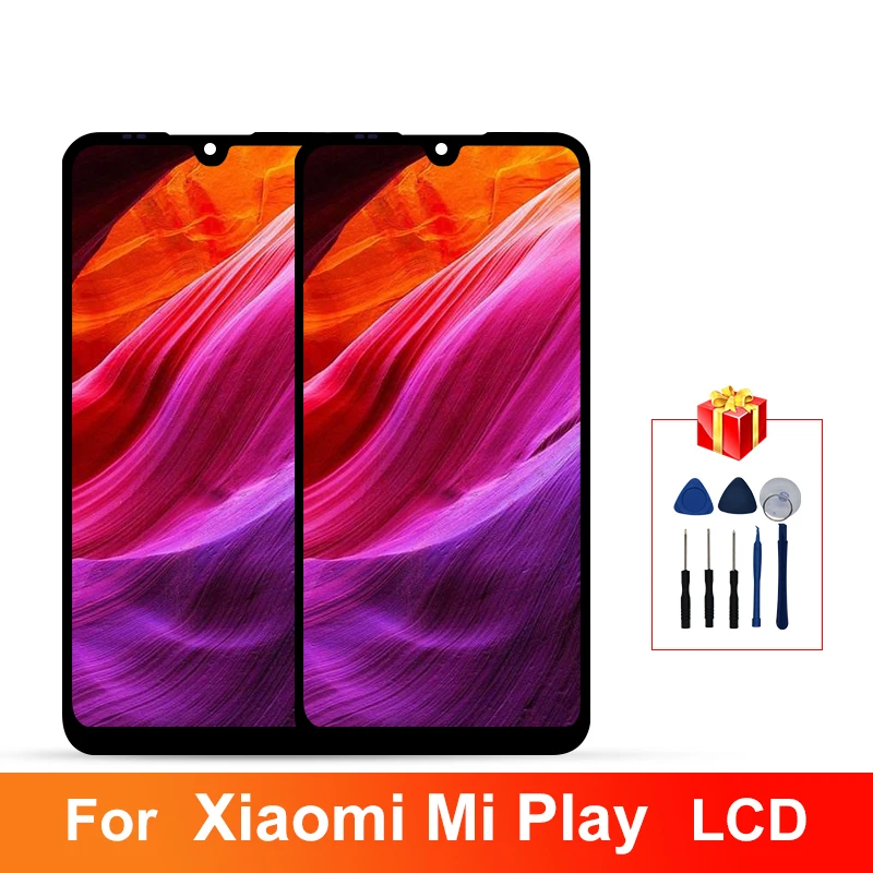 

5.84" Original For Xiaomi Mi Play LCD Display Screen Touch Digitizer Panel Assembly Parts With Frame For Xiaomi Play Display