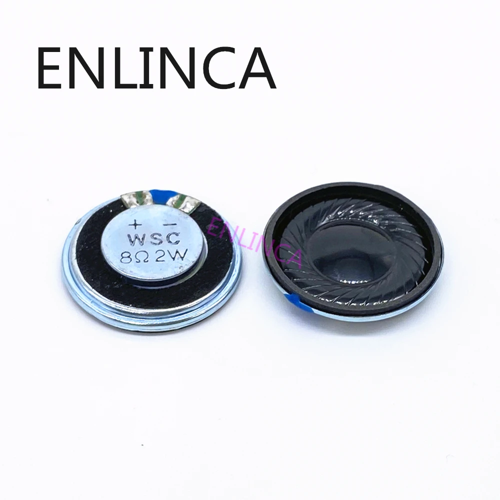 2 stücke originaler ultra dünner Mini-Lautsprecher 8 Ohm 2 Watt 2 W 8R Lautsprecher durchmesser 28mm 2,8 cm Dicke 5mm