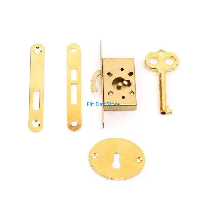 Blocco cassetto vintage f92c con per tastiera mobili per porte del mobile antico