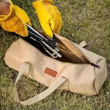 Outdoor Ground Nail Bag Camping Tent Pegs Bag Cylindrical Stake Storage Backpack Portable Miscellaneous Bag Storage Box Toolkit gallery 4