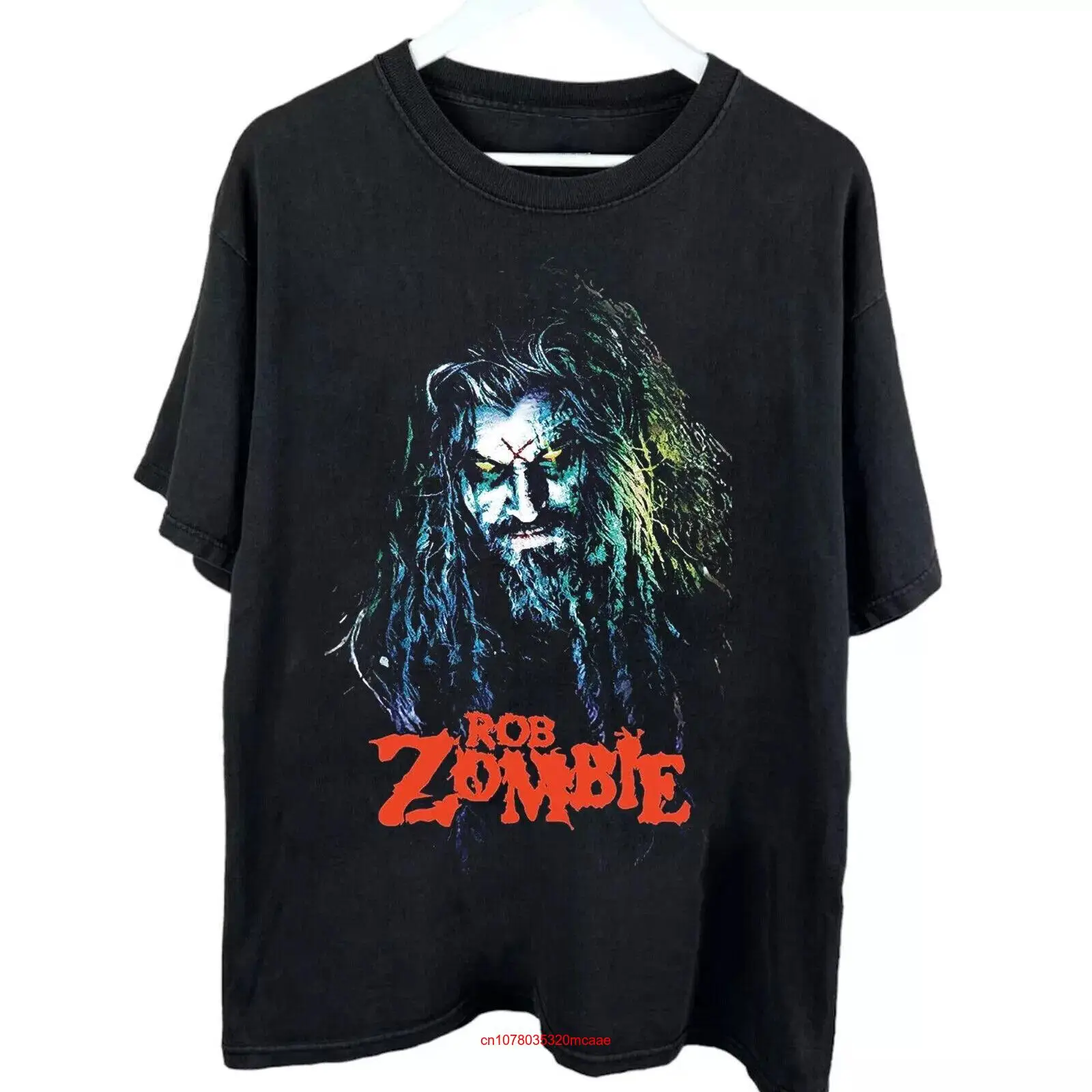 Новинка, забавная Мужская хлопковая футболка с Робом Зомби, Размеры S 235XL, длинные или Короткие рукава