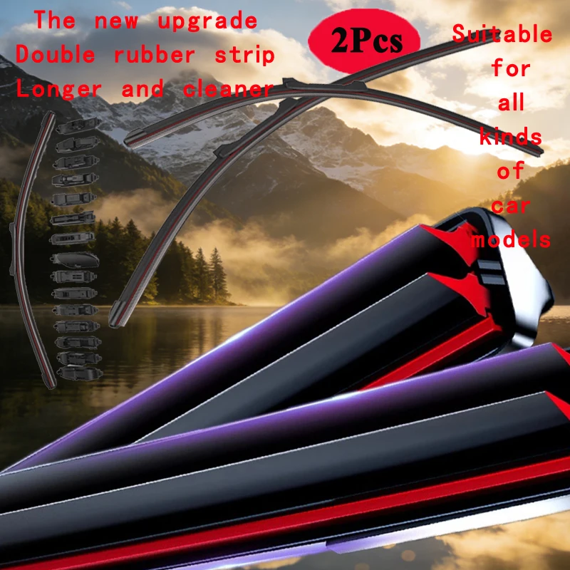 

Для Peugeot 406 1996-2004: Новые щетки стеклоочистителя лобового стекла, аксессуары для мойки, замена для чистки окон