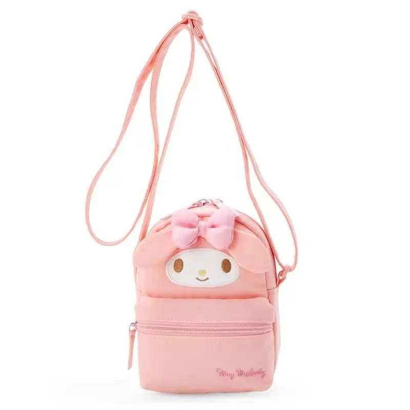 Sanrio Purses and Handbags Hello Kitty Case Crossbody Pouch for Women Melody Kawaii Phone Bags Cartoon Pochecco Shoulder Bags