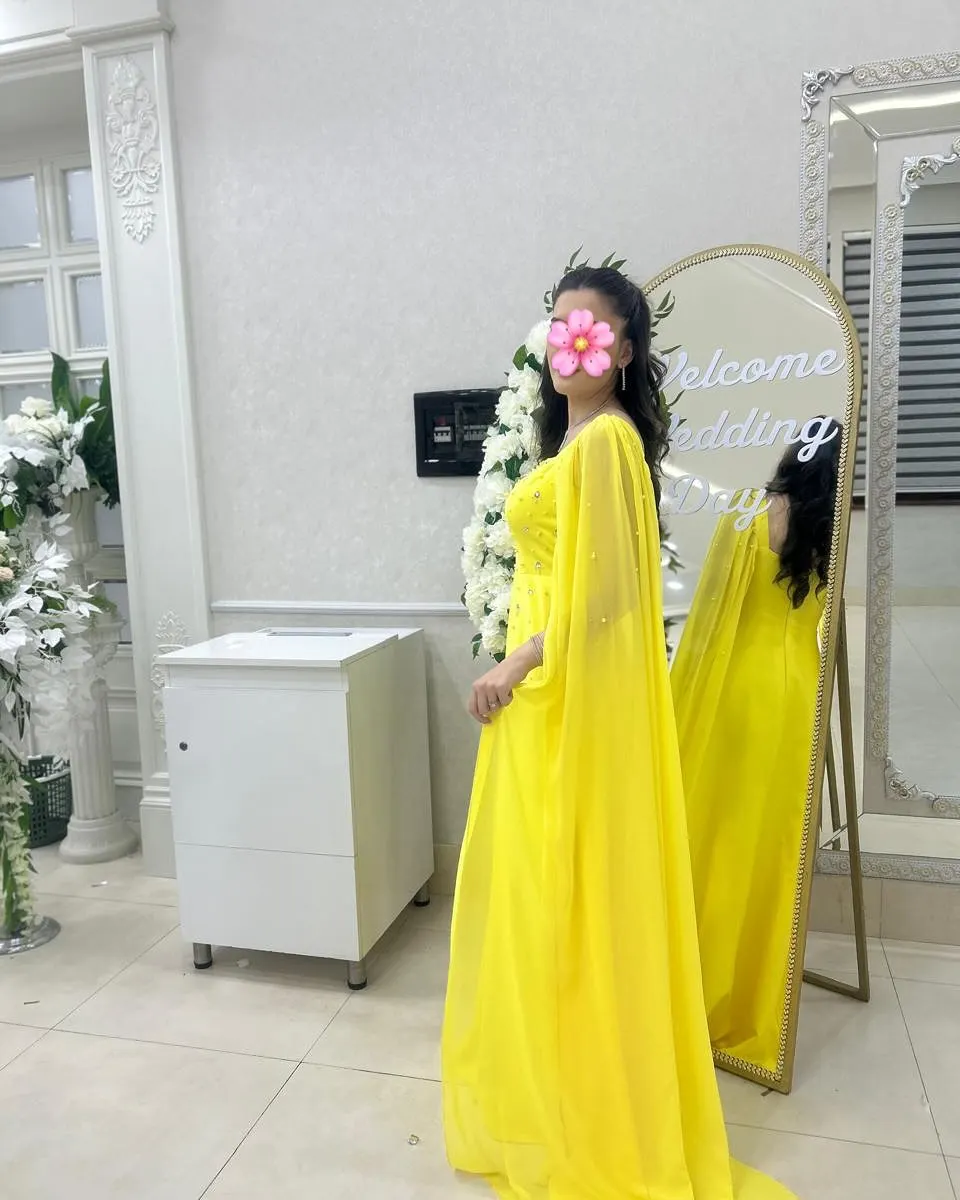 Jirocum فساتين حفلة موسيقية صفراء أنيقة مخصصة للنساء بدون أكتاف فساتين سهرة بطول الأرض مناسبة رسمية رداء حفلات