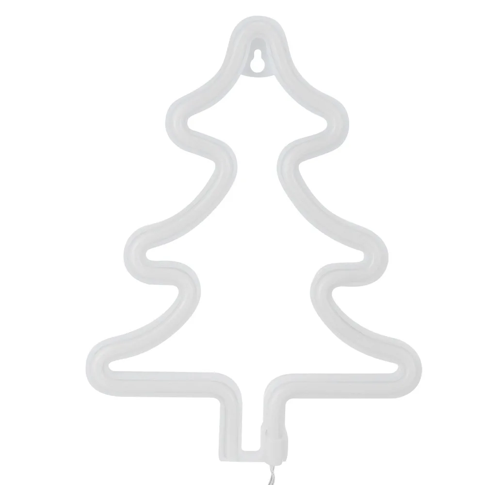Modern Christmas Tree Neon Light USB or Battery Powered 5V LED Neon Light Neon Signs Christmas Party