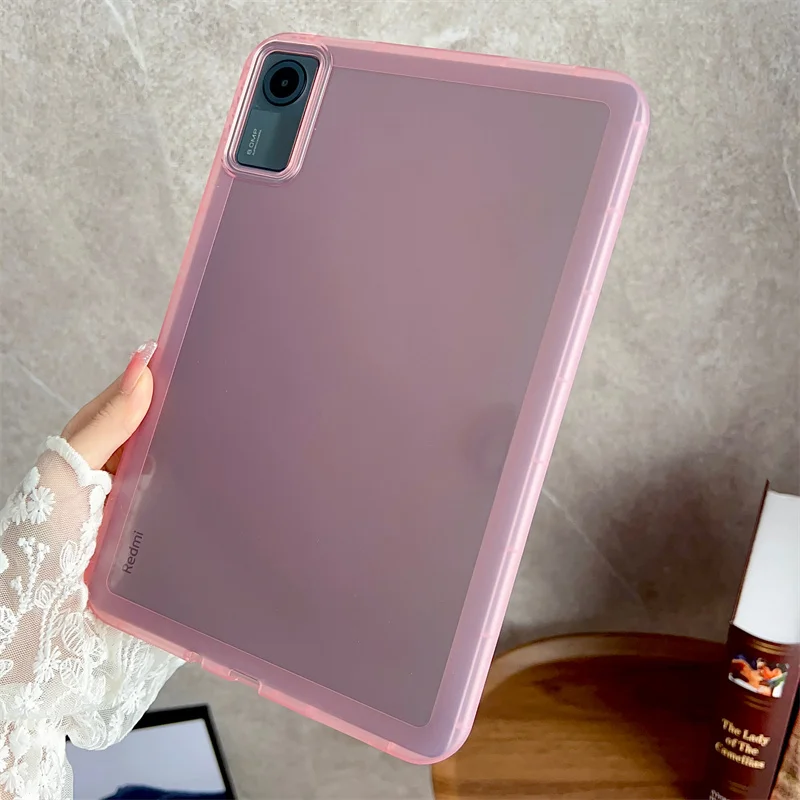 

Чехол для Xiaomi Pad 5, чехол для Xiaomi Pad 5 Pro 11 дюймов, мягкий ударопрочный чехол из ТПУ, однотонный защитный чехол с подушкой безопасности + подарок
