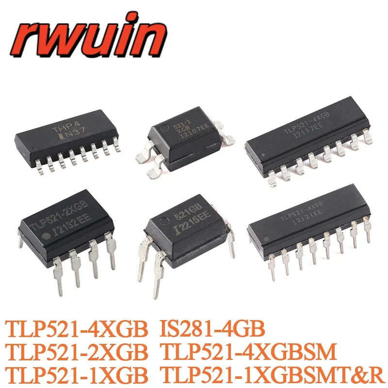 20pcs/5pcs IS281-4GB IS281 THP4 SOIC-16 4-Channel Way Optoisolator Transistor Output Optocoupler IC Chip TLP521