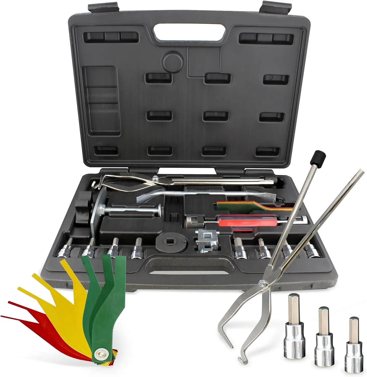 

15-Piece Brake Kit with Brake Caliper Tool, Brake Drum Puller, Brake Adjusting Tool Set