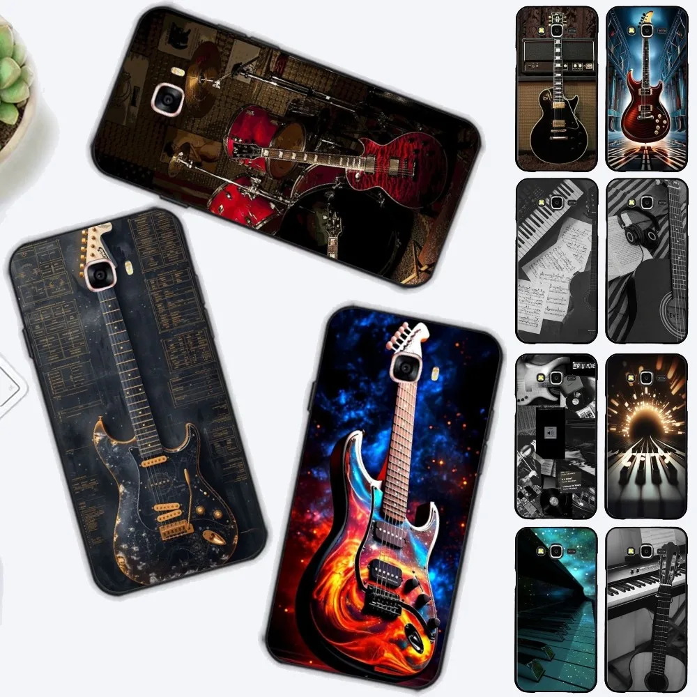 

Music Instrument Guitar Piano Phone Case For Samsung J 7 Plus 7core J7 Neo J6 Plus Prime J6 J4 J5 Mobile Cover