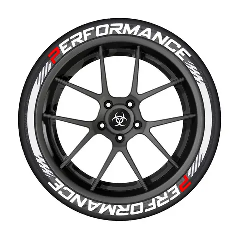 10 best sales tyre sticker - №2