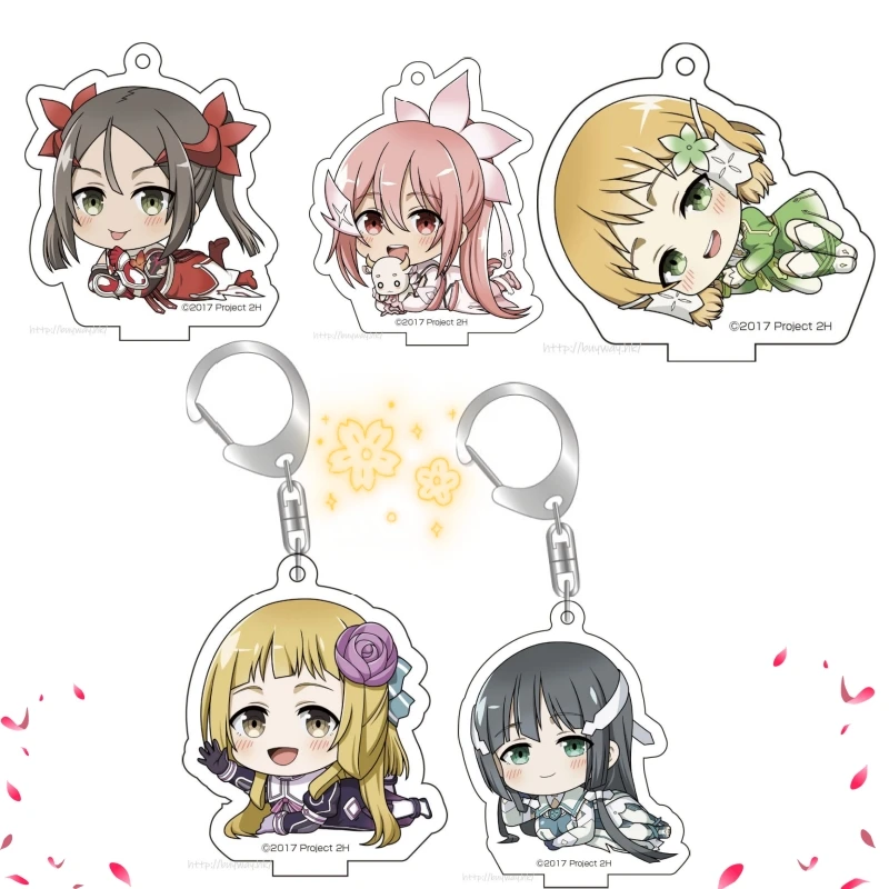 

Yuki Yuna is a Hero Anime Mini Acrylic keychain Cute Desk Decor Standing Sign Gifts 6cm
