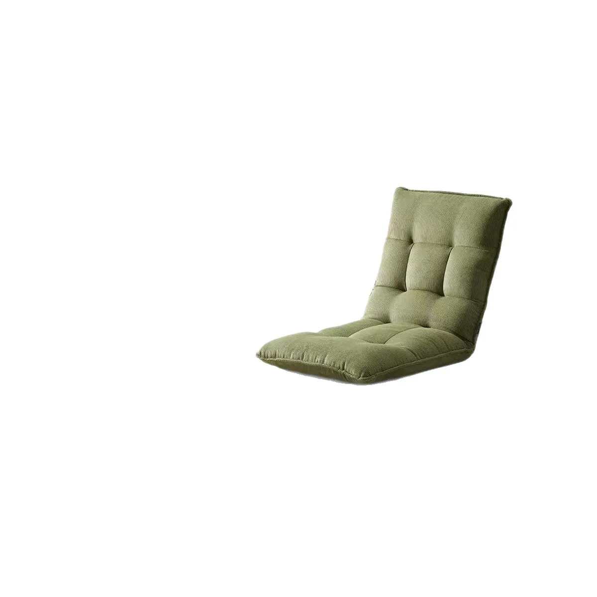 Folding recliner corduroy lazy chair sleepable reclining small sofa bedroom bay window tatami