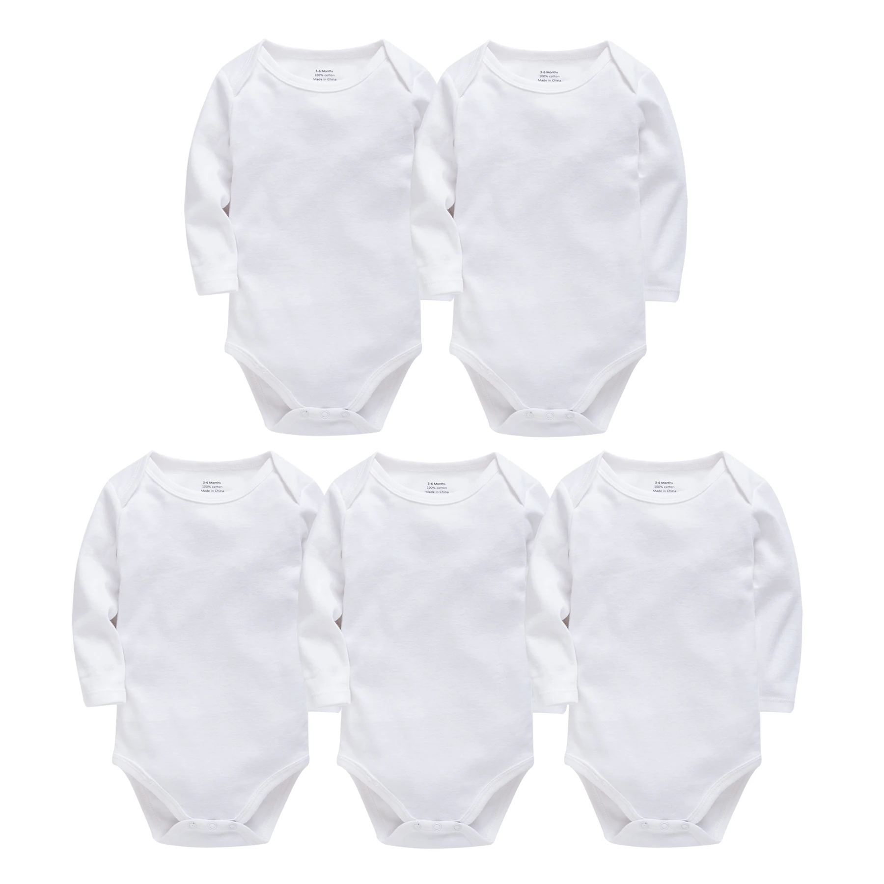 Kavkas 3 Pcs 5 Pcs 7 Pcs Baby Boy Bodysuit 0-24 Months 100% Cotton Full Sleeve Autumn Newborn Girls Clothes