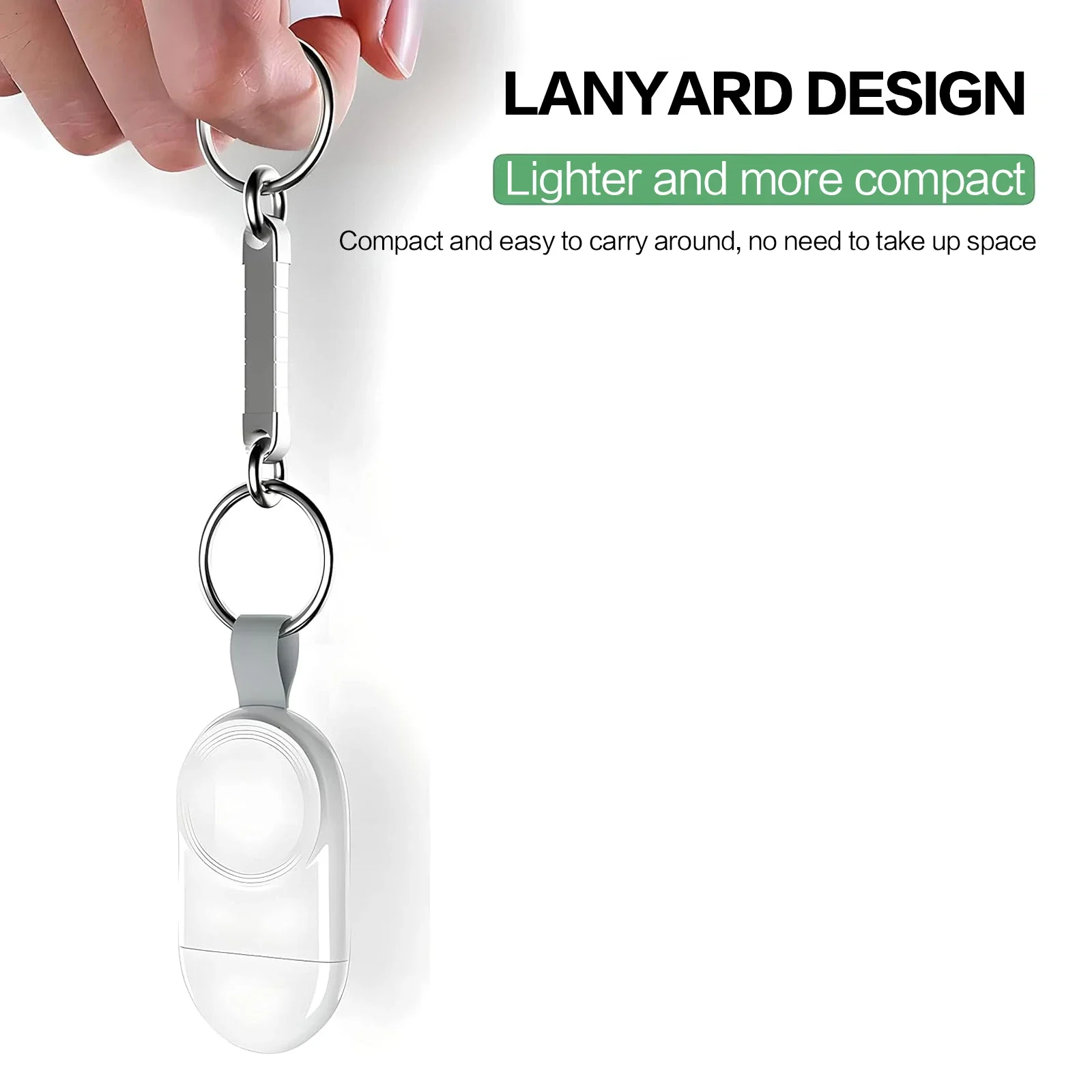 Portable Apple Watch Charger Magnetic Wireless Charging Keychain Travel USB Fast Charger For iWatch Series Accessories Outdoor view 6