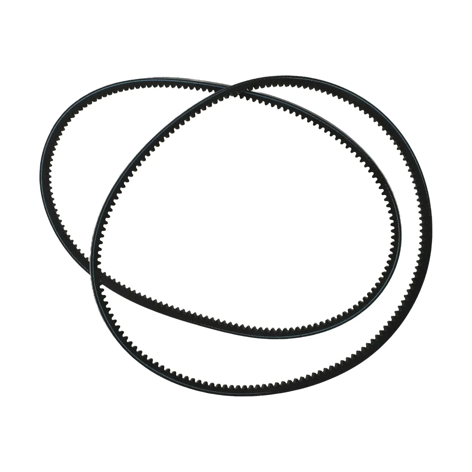 2 Pack 3/8x3/5 Inch Auger Drive Belt Kit For 754-0430A 754-0431 954-0430 Snow Blower Replacement Parts Black Rubber
