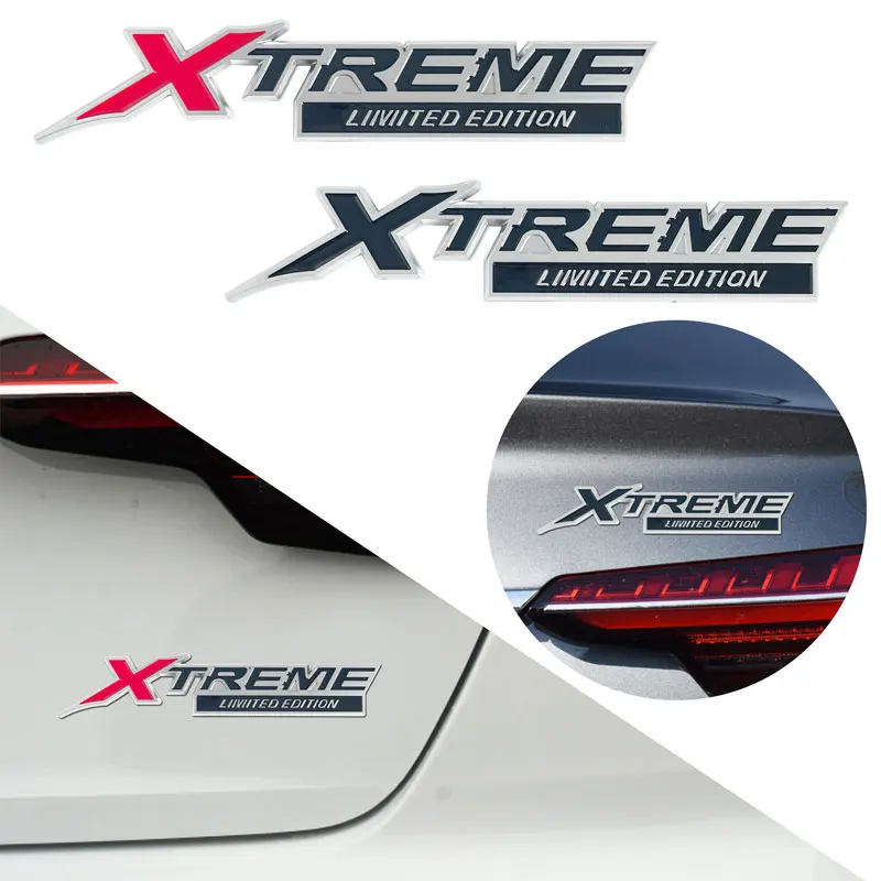 Car Decor 3D ABS XTREME Limited Edition Logo Emblem Trunk Fender Tail Car Badge Sticker For Toyota FJ Cruiser Land Yaris