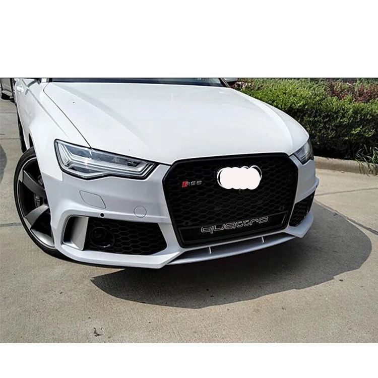 A6  RS6 C7.5 Front bumper fcaelift FOR audis RS6 BodyKit to A6 S6 C7PA Car Bumper With grill Car bodykit 2015 -2018