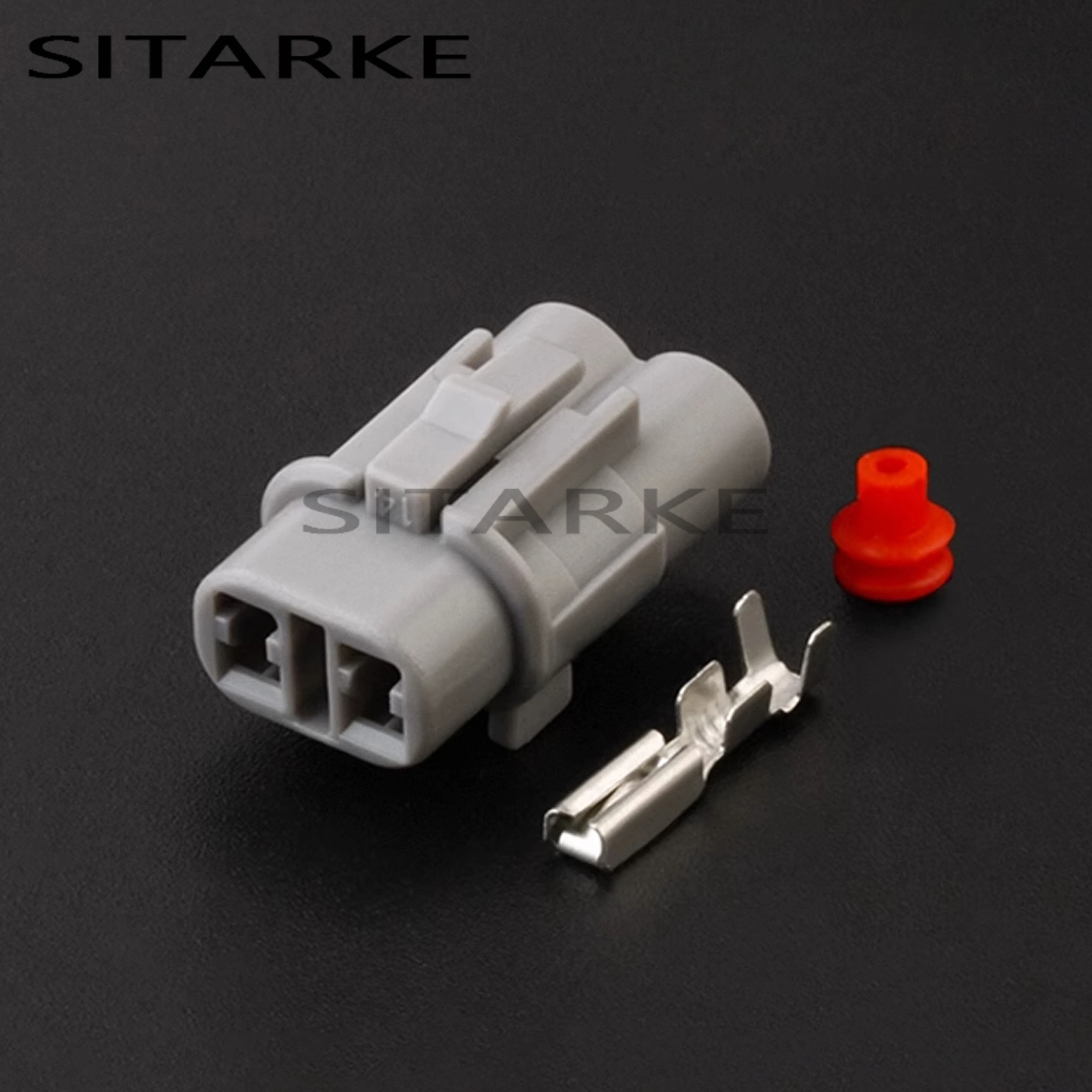 10Sets 2Pin 2.0MM Sumitomo Grey Waterproof Cable Connector Kit Female Male Auto Electrical Plug  6187-2311 6180-2321 For Honda