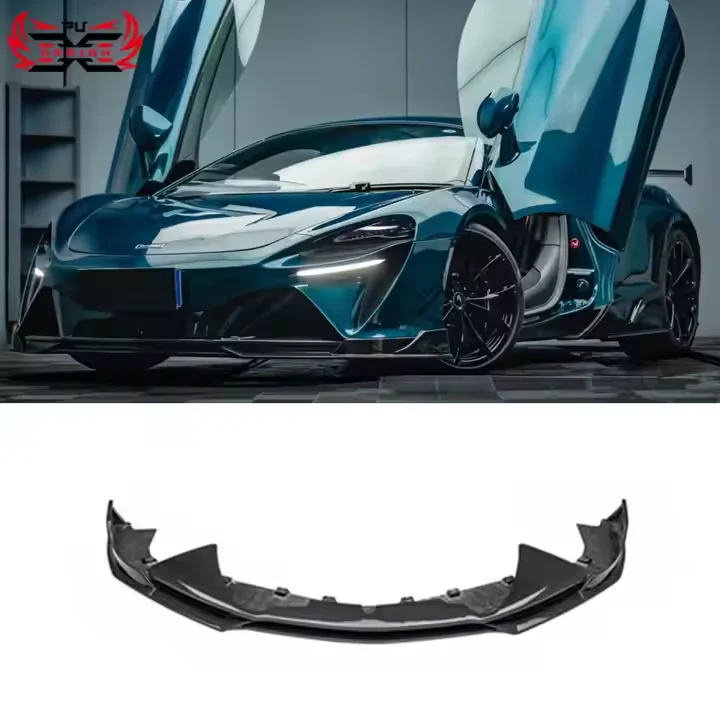 

Высокое качество для Mclaren Artura Dry из углеродного волокна, передний бампер, спойлер, комплект кузова