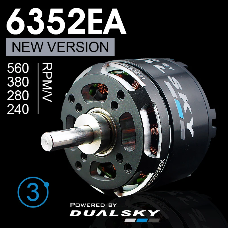 Dualsky XM6352EA Ea5322 6350 3-generation Aircraft Model Motor Brushless Motor