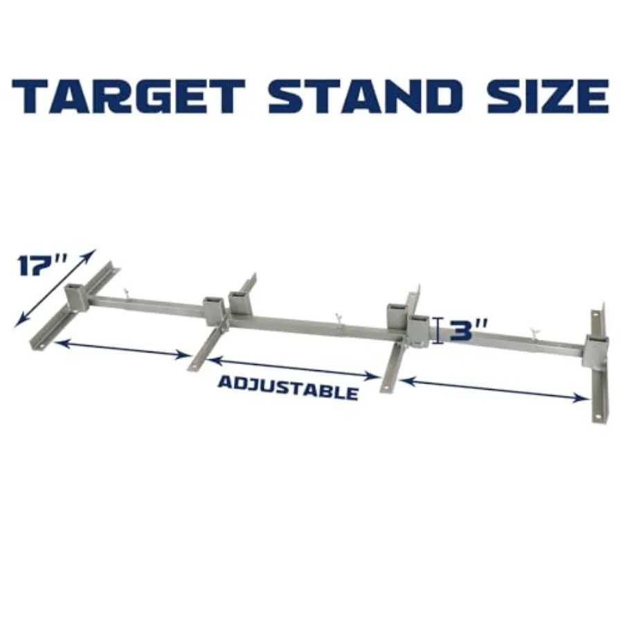 قاعدة حامل الهدف القابلة للتعديل، حامل الهدف الورقي لنطاق الرماية، قاعدة التصوير المحمولة من الورق المقوى على شكل H، مجموعة ثلاثية مع Sta