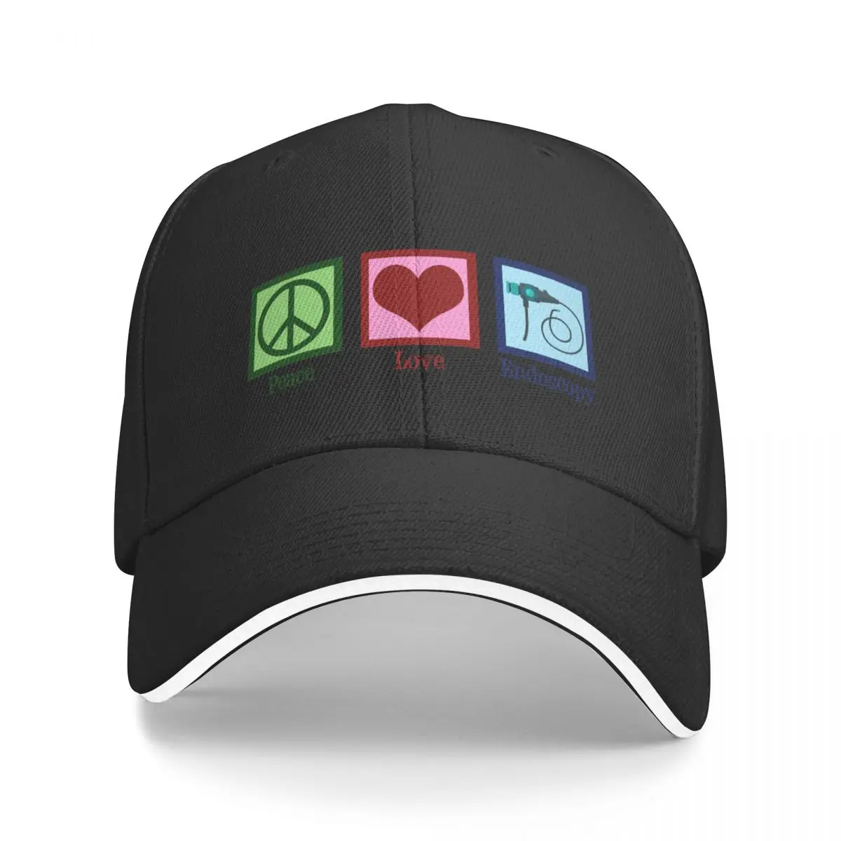

Peace Love Endoscopy Baseball Cap funny hat Luxury Man Hat Women's Hats 2025 Men's