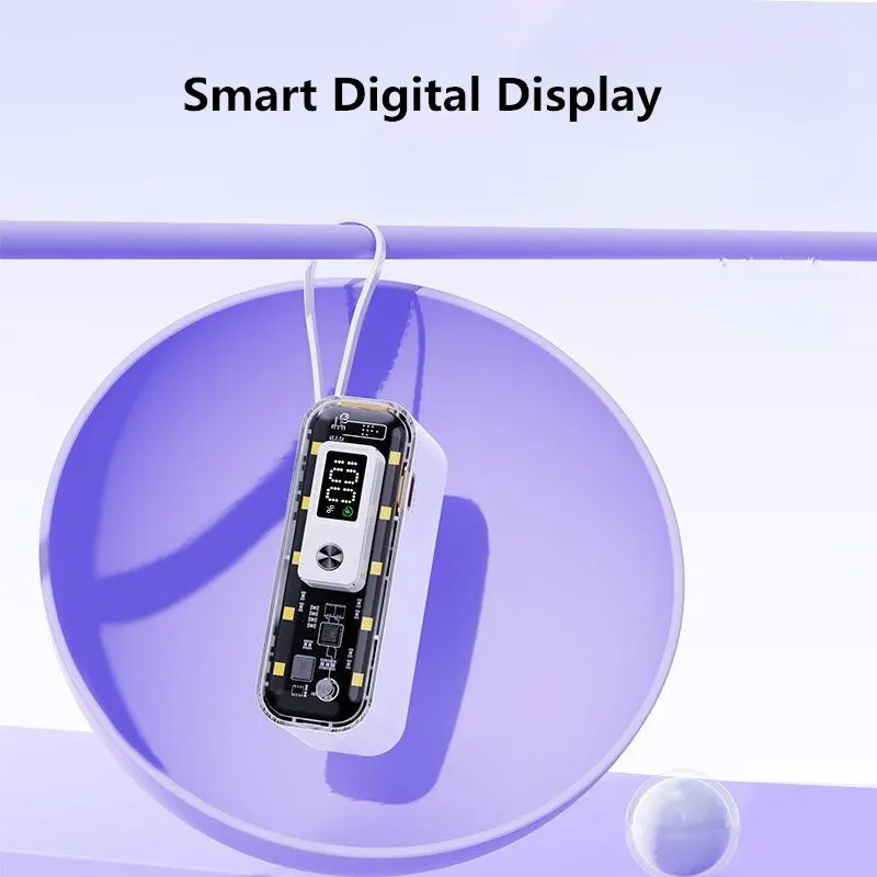 DIY Power bank Shell 5V/2A,5V/3A,5V/4.5A,9V/2.2A,12V/1.6A USB QC4.0 PD 22.5W Build-in Output Wire 21700 18650 Battery cell