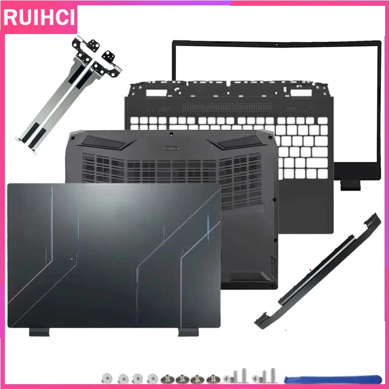 For ACER Nitro 5 AN515-58 AN515-46 AN515-58G N22C1 New Laptop LCD Back Cover Front Bezel keyboard Palmrest Bottom Case Hinges