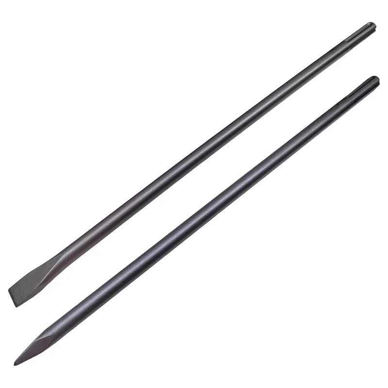 BMBY-SDS Max Set Sds Plus Cincel 24 Pulgadas Sds Plus Cincel Punta X 1, Cincel Plano X 1