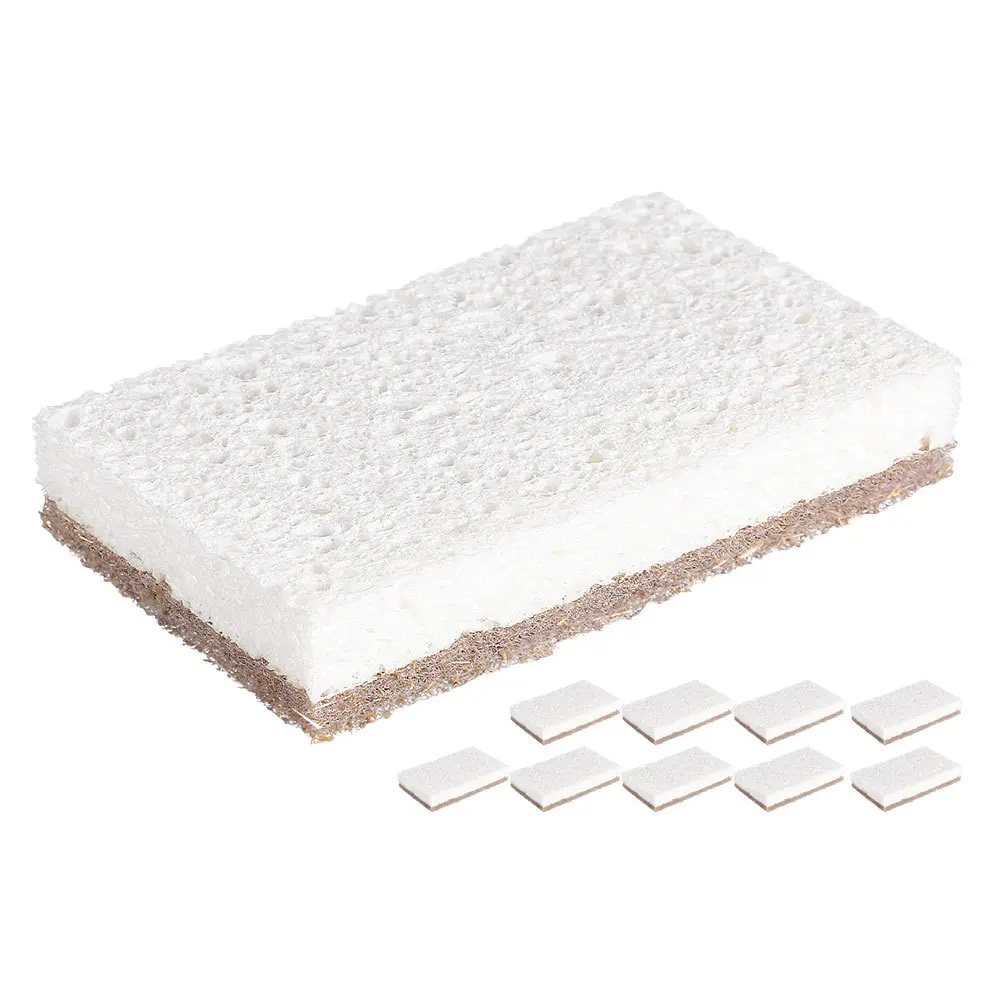 

10Pcs Kitchen Cleaning Sponge Multi-Function Dish Scrubber Reusable Soft Non Scratch Dish Washing Sponge for Daily Use Cleaning