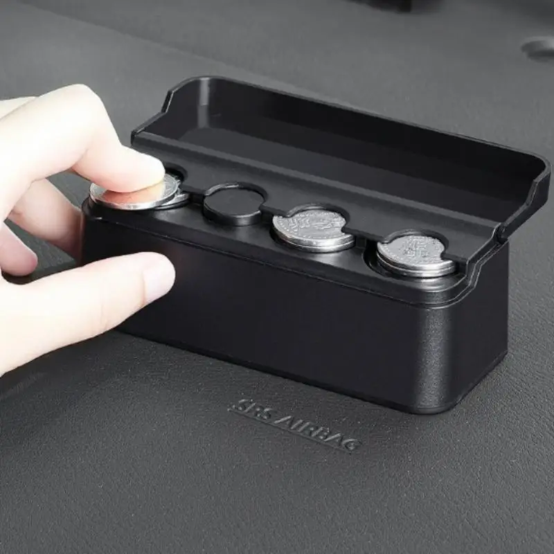 Portable Car Coin Storage Box for Easy Access to Change on the Go