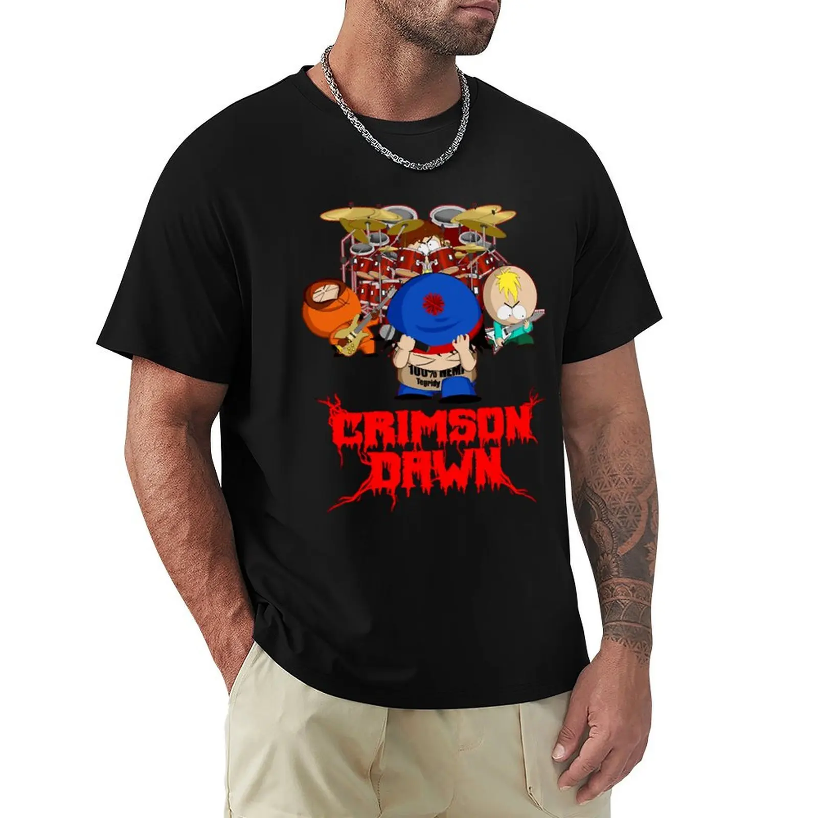 

Crimson Dawn T-Shirt Sweat Resistant Workout Tee Shirt