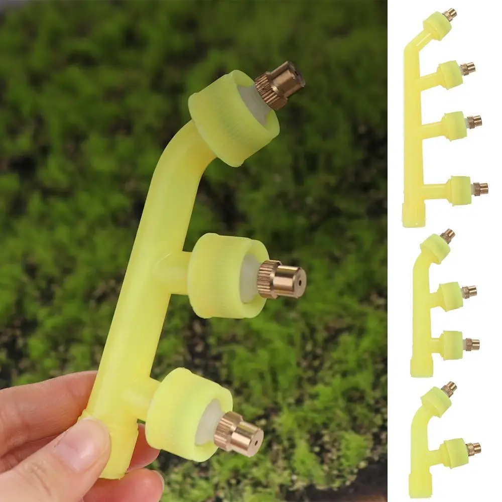 Anti-aging Brass Spray Nozzle Cooling Deinsectization Watering Nozzle 2/3/4 Hole Water-saving Sprayer Accessories Agriculture