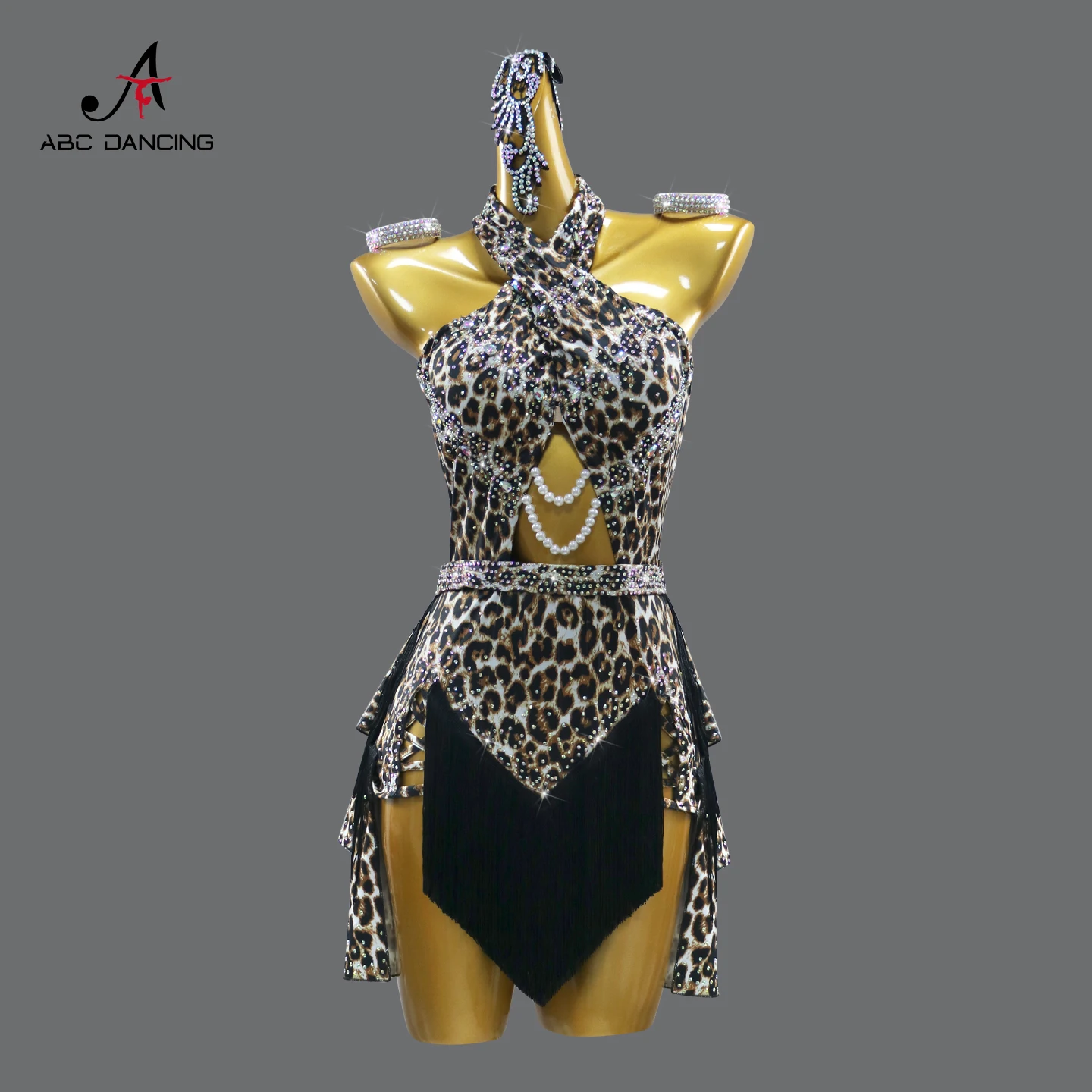 Latin Dance Kleidung Damen Partykleid Neues Übungskostüm Fransenanzug Tanzbekleidung Abschlussball 2026 Sexy Sport Wettbewerb Ballsaal Tragen
