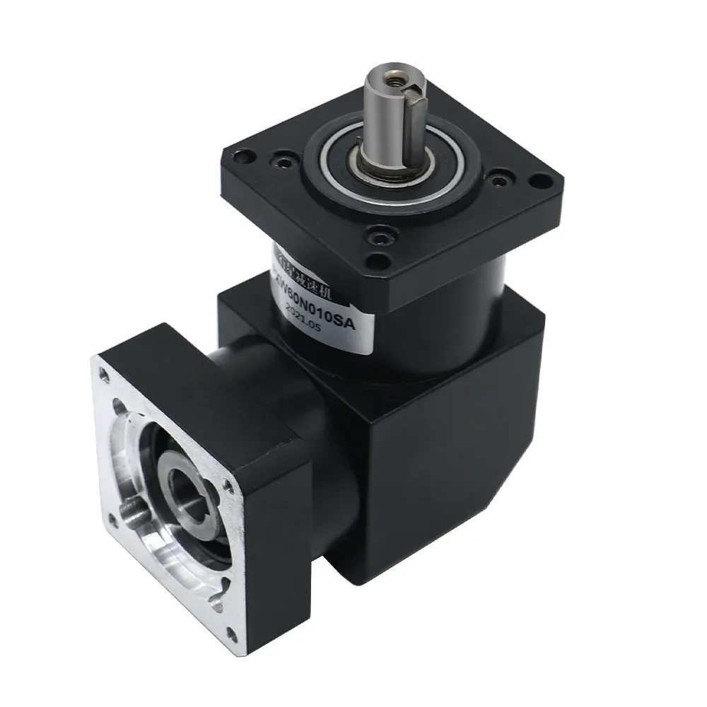 

Nema 23 NEMA24 Stepper Motor Stepping 90 Degree Right Angle Servo Planetary Speed Reducer PXW57/60 Gearboxes for Machine Tools